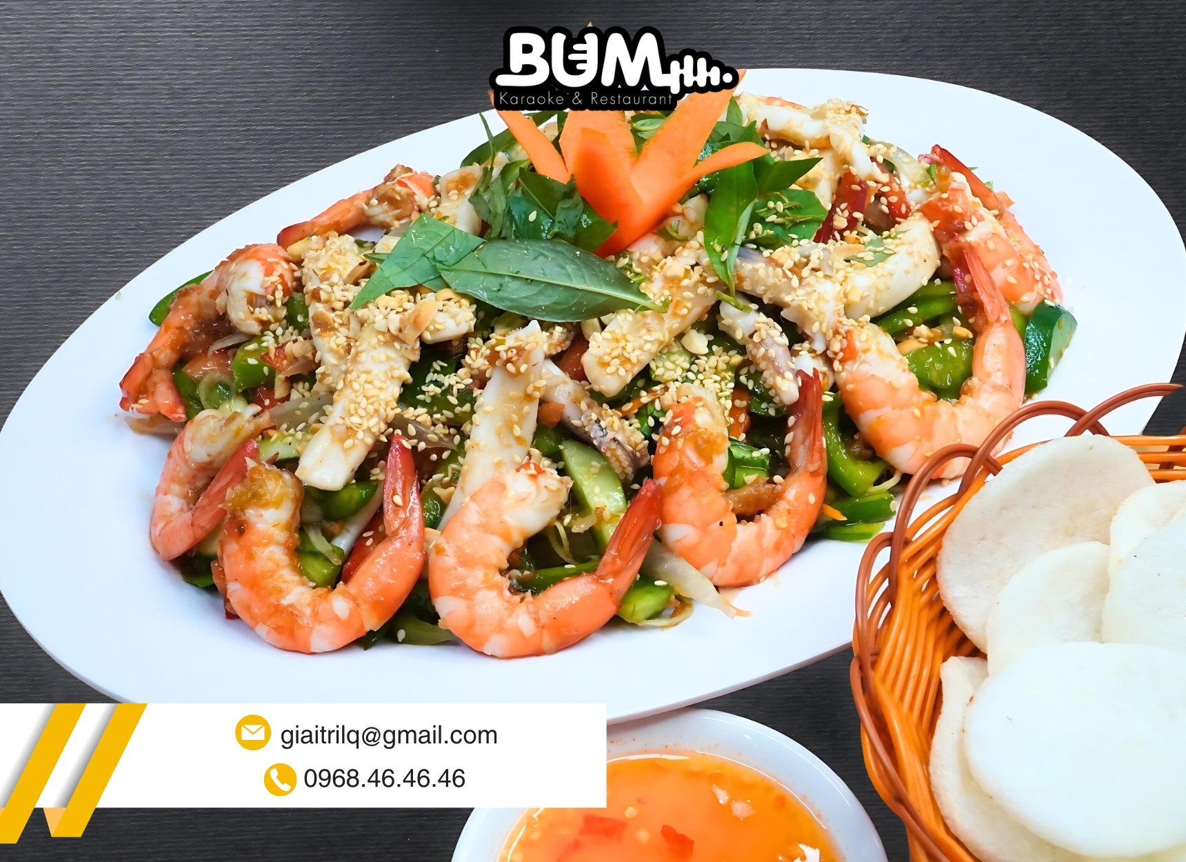 Món ăn trình bày đẹp mắt